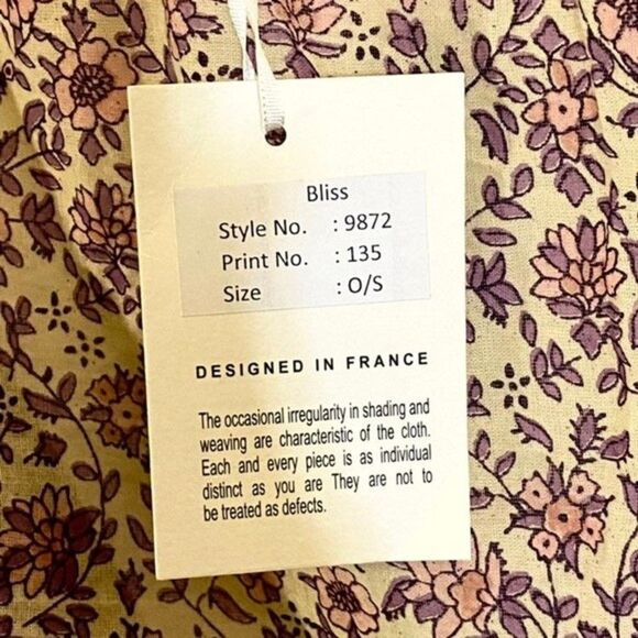 NWT Blue Boheme Bliss Printed Blouse - Picture 5 of 7